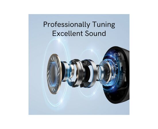 Наушники QCY Arc Buds Lite T27 Midnight Black (1033260), изображение 7 Наушники QCY Arc Buds Lite T27 Midnight Black (1033260), изображение 7