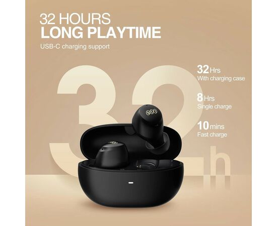 Наушники QCY ArcBuds HT07 Midnight Black (1033276), изображение 8 Наушники QCY ArcBuds HT07 Midnight Black (1033276), изображение 8