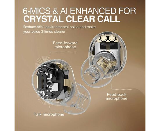 Наушники QCY ArcBuds HT07 Moon White (1033275), изображение 6