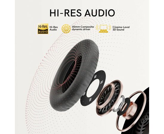 Навушники QCY H3 Midnight Black (1033273), зображення 4 Навушники QCY H3 Midnight Black (1033273), зображення 4