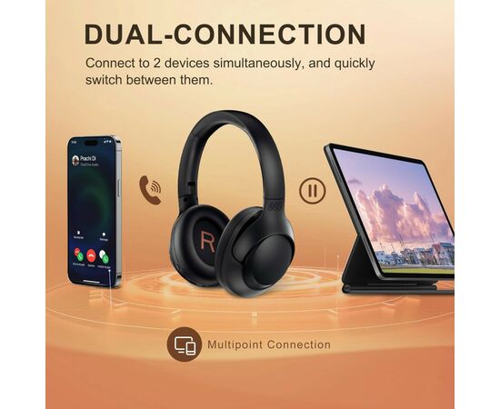 Навушники QCY H3 Midnight Black (1033273), зображення 5 Навушники QCY H3 Midnight Black (1033273), зображення 5