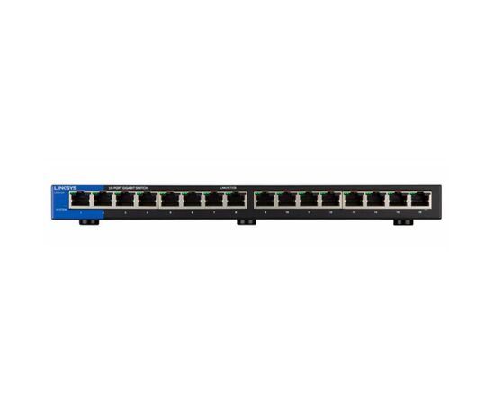 Коммутатор сетевой Linksys LGS116, изображение 2 Коммутатор сетевой Linksys LGS116, изображение 2