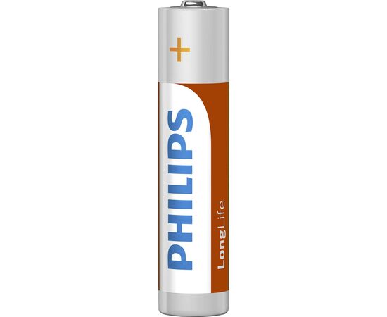 Батарейка Philips AAA R03 LongLife Zinc Carbon * 4 (R03L4B/10)