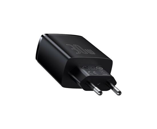 Зарядное устройство Baseus Compact Quick Charger 2U+C (CCXJ-E01), изображение 2 Зарядное устройство Baseus Compact Quick Charger 2U+C (CCXJ-E01), изображение 2