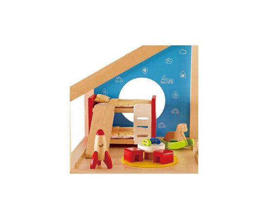 Игровой набор Hape Кукольный дом деревянный (E3401), изображение 8 Игровой набор Hape Кукольный дом деревянный (E3401), изображение 8