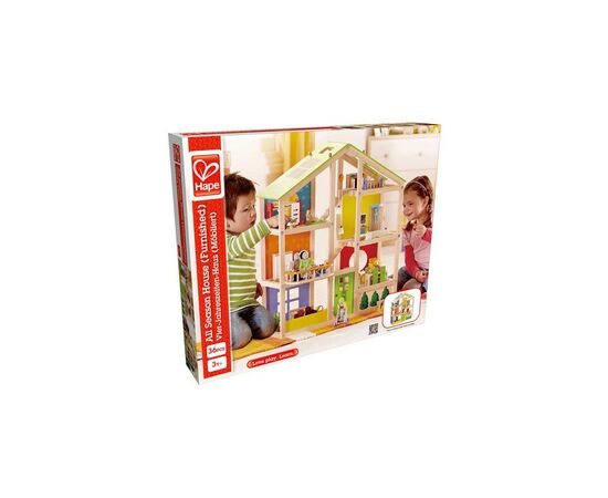 Игровой набор Hape Кукольный дом деревянный (E3401), изображение 9 Игровой набор Hape Кукольный дом деревянный (E3401), изображение 9