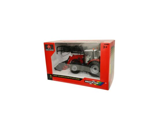 Спецтехника Britains Трактор Massey Ferguson с фронтальным погрузчиком 1:32 (43082), изображение 5 Спецтехника Britains Трактор Massey Ferguson с фронтальным погрузчиком 1:32 (43082), изображение 5