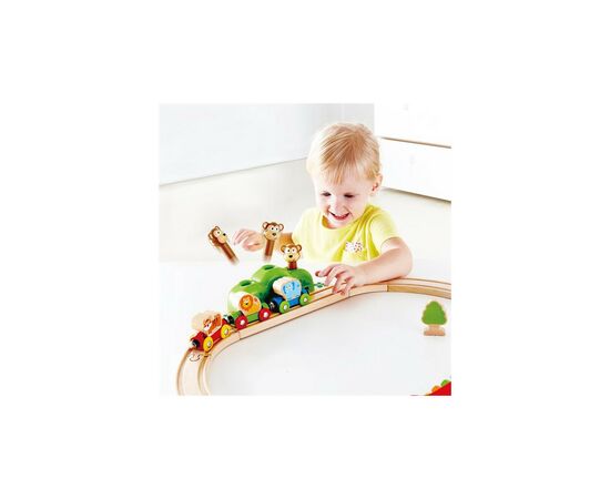 Железная дорога Hape музыкальная Веселые обезьянки 19 элементов (E3825), изображение 5 Железная дорога Hape музыкальная Веселые обезьянки 19 элементов (E3825), изображение 5