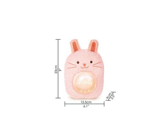 Ночник Hape Музыкальная игрушка-ночник Зайчик розовый (E0114), изображение 2 Ночник Hape Музыкальная игрушка-ночник Зайчик розовый (E0114), изображение 2