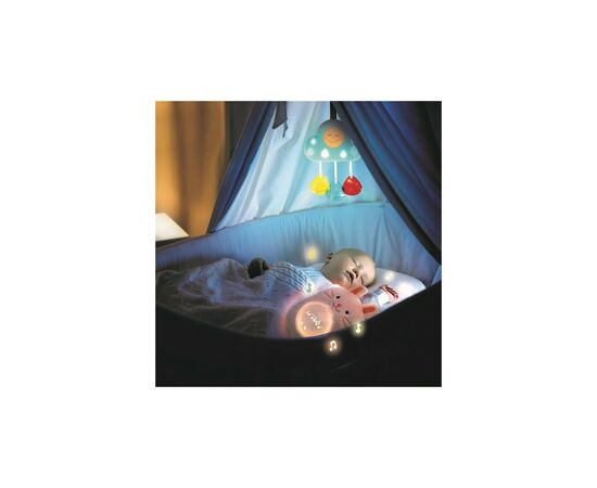 Ночник Hape Музыкальная игрушка-ночник Зайчик розовый (E0114), изображение 6 Ночник Hape Музыкальная игрушка-ночник Зайчик розовый (E0114), изображение 6