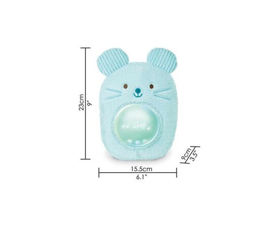 Ночник Hape Музыкальная игрушка-ночник Мышонок голубой (E0113), изображение 2