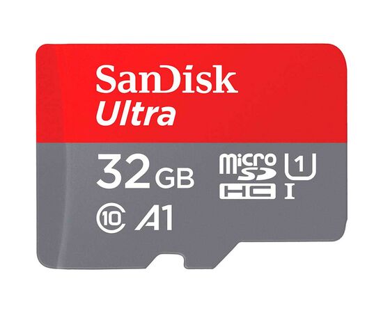 Карта памяти SanDisk 32GB microSDHC class 10 UHS-I A1 (SDSQUA4-032G-GN6IA), изображение 2 Карта памяти SanDisk 32GB microSDHC class 10 UHS-I A1 (SDSQUA4-032G-GN6IA), изображение 2
