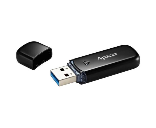 USB флеш накопитель Apacer 128GB AH355 Mysterious Black USB 3.2 (AP128GAH355B-1), изображение 3