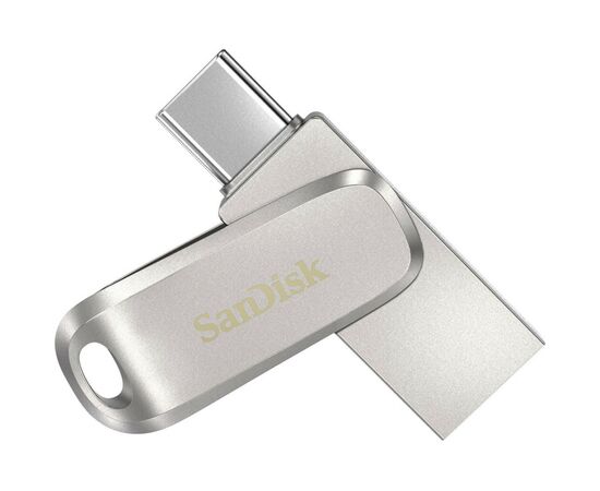 USB флеш накопитель SanDisk 1TB Ultra Dual Luxe Silver USB 3.2/Type-C (SDDDC4-1T00-G46), изображение 2 USB флеш накопитель SanDisk 1TB Ultra Dual Luxe Silver USB 3.2/Type-C (SDDDC4-1T00-G46), изображение 2