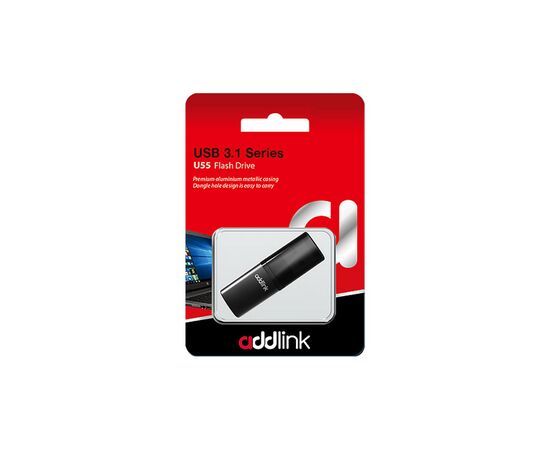 USB флеш накопитель AddLink 128GB U55 USB 3.1 (ad128GBU55B3), изображение 2 USB флеш накопитель AddLink 128GB U55 USB 3.1 (ad128GBU55B3), изображение 2