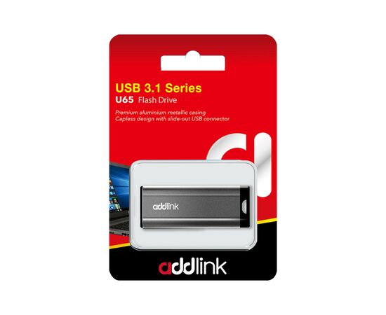 USB флеш накопитель AddLink 128GB U65 USB 3.1 (ad128GBU65G3), изображение 3 USB флеш накопитель AddLink 128GB U65 USB 3.1 (ad128GBU65G3), изображение 3