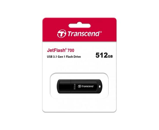 USB флеш накопичувач Transcend 512GB JetFlash 700 USB 3.1 (TS512GJF700), зображення 4 USB флеш накопичувач Transcend 512GB JetFlash 700 USB 3.1 (TS512GJF700), зображення 4