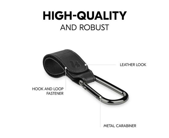 Аксессуар для коляски Hauck Pushchair Hooks (61873-8), изображение 3 Аксессуар для коляски Hauck Pushchair Hooks (61873-8), изображение 3
