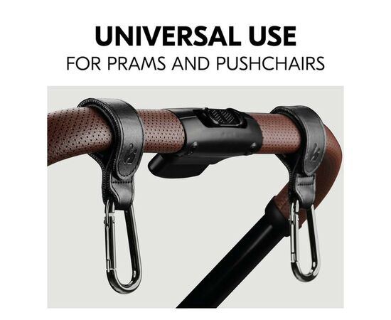 Аксессуар для коляски Hauck Pushchair Hooks (61873-8), изображение 4 Аксессуар для коляски Hauck Pushchair Hooks (61873-8), изображение 4