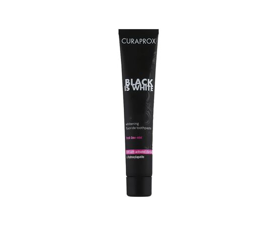 Зубная паста Curaprox Black is White С активированным углем 90 мл (7612412423822)