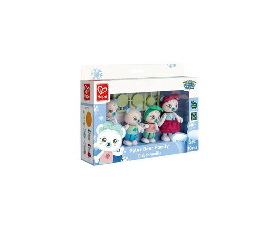 Игровой набор Hape деревянный Семья белых мишек (E3529), изображение 2