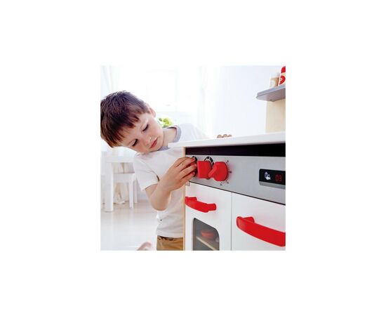 Игровой набор Hape Детская кухня из дерева белый (E3152), изображение 3 Игровой набор Hape Детская кухня из дерева белый (E3152), изображение 3