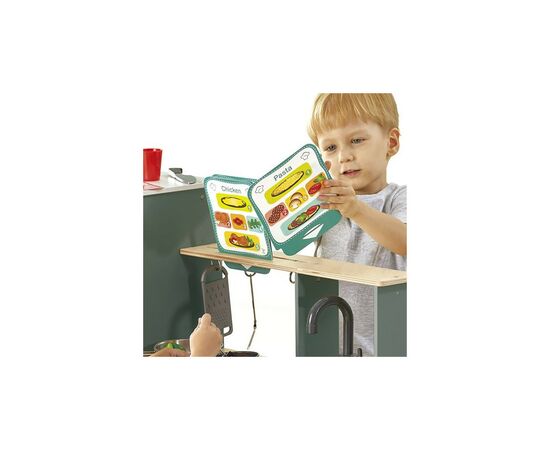 Игровой набор Hape Детская кухня с оборудованием и продуктами (E3178), изображение 8