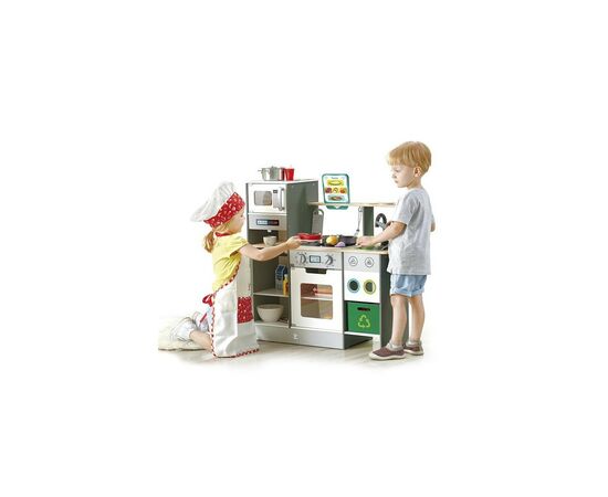Игровой набор Hape Детская кухня с оборудованием и продуктами (E3178)