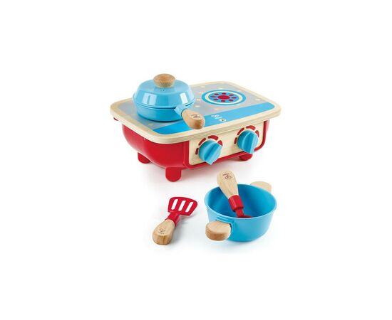 Игровой набор Hape Детская плита складная с посудой (E3170), изображение 5