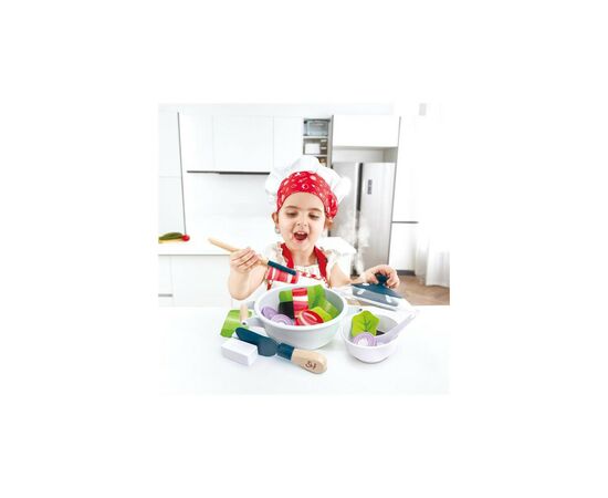 Игровой набор Hape Посуда с продуктами (E3198), изображение 3 Игровой набор Hape Посуда с продуктами (E3198), изображение 3