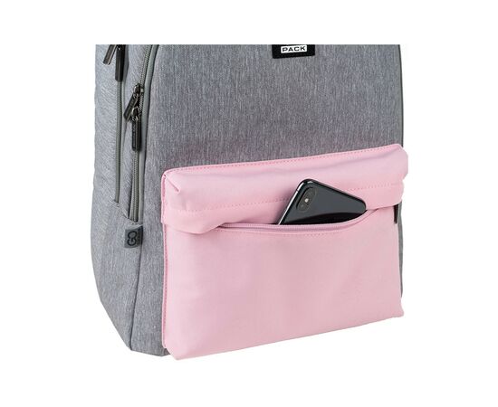 Рюкзак школьный GoPack Education Teens 140L-1 серо-розовый (GO24-140L-1), изображение 11 Рюкзак школьный GoPack Education Teens 140L-1 серо-розовый (GO24-140L-1), изображение 11