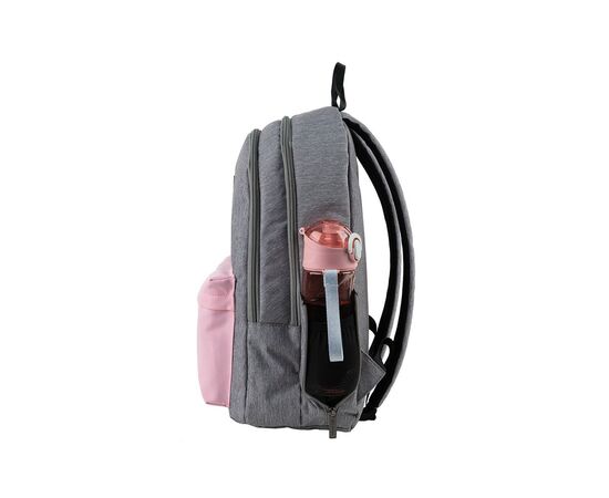 Рюкзак школьный GoPack Education Teens 140L-1 серо-розовый (GO24-140L-1), изображение 7 Рюкзак школьный GoPack Education Teens 140L-1 серо-розовый (GO24-140L-1), изображение 7