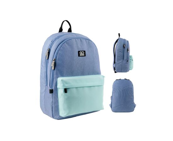 Рюкзак шкільний GoPack Education Teens 140L-2 м'ятно-блакитний (GO24-140L-2)