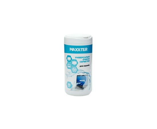 Серветки Maxxter for TFT/PDA/LCD, 100pcs (CW-SCR100-01)