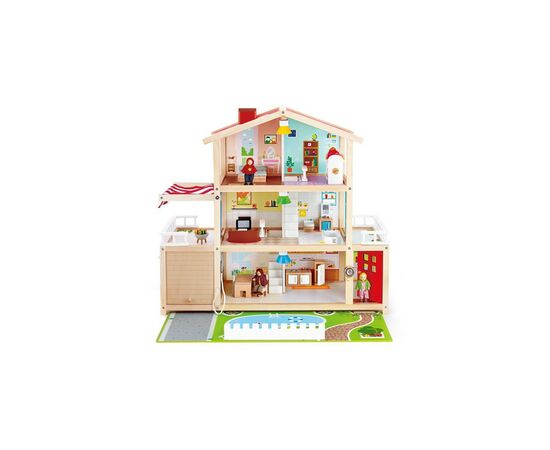 Игровой набор Hape Кукольный дом Особняк с мебелью деревянный (E3405), изображение 2