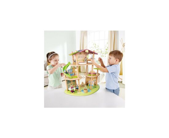 Игровой набор Hape Кукольный дом Панды деревянный (E3413), изображение 4 Игровой набор Hape Кукольный дом Панды деревянный (E3413), изображение 4