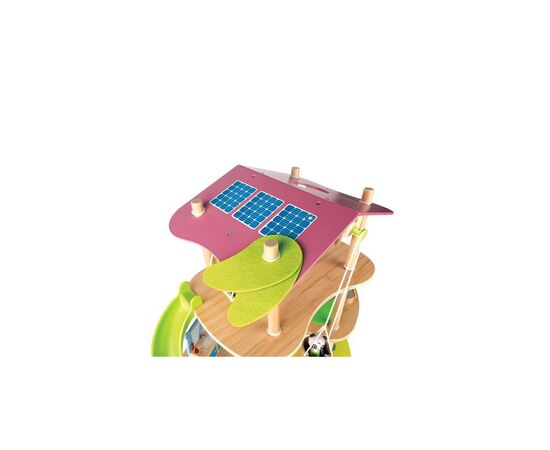 Игровой набор Hape Кукольный дом Панды деревянный (E3413), изображение 5 Игровой набор Hape Кукольный дом Панды деревянный (E3413), изображение 5