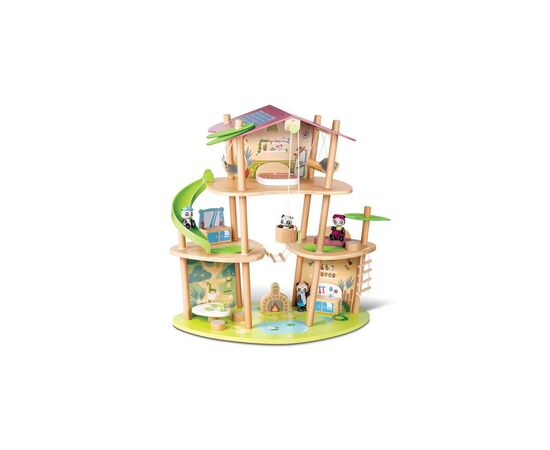 Игровой набор Hape Кукольный дом Панды деревянный (E3413), изображение 8 Игровой набор Hape Кукольный дом Панды деревянный (E3413), изображение 8