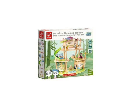 Игровой набор Hape Кукольный дом Панды деревянный (E3413)