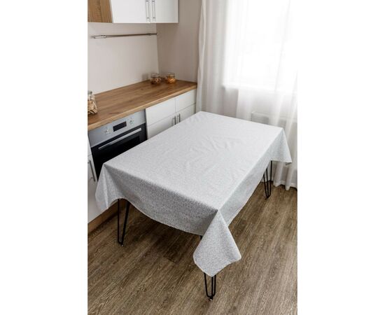 Скатерть Прованс Водонепроницаемая Simfoni Айс Вензель 130х136 см (033547), изображение 5 Скатерть Прованс Водонепроницаемая Simfoni Айс Вензель 130х136 см (033547), изображение 5