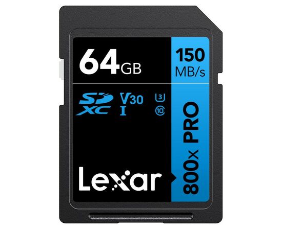 Карта памяти Lexar 64GB SDXC class 10 UHS-I (LSD0800P064G-BNNNG)
