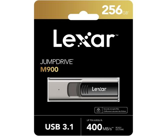 USB флеш накопитель Lexar 256GB JumpDrive M900 USB 3.1 (LJDM900256G-BNQNG), изображение 7 USB флеш накопитель Lexar 256GB JumpDrive M900 USB 3.1 (LJDM900256G-BNQNG), изображение 7