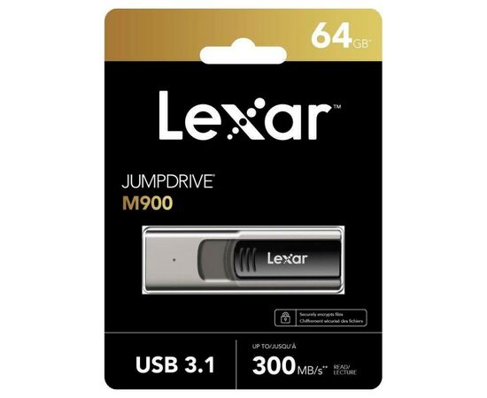 USB флеш накопитель Lexar 64GB JumpDrive M900 USB 3.1 (LJDM900064G-BNQNG), изображение 7 USB флеш накопитель Lexar 64GB JumpDrive M900 USB 3.1 (LJDM900064G-BNQNG), изображение 7