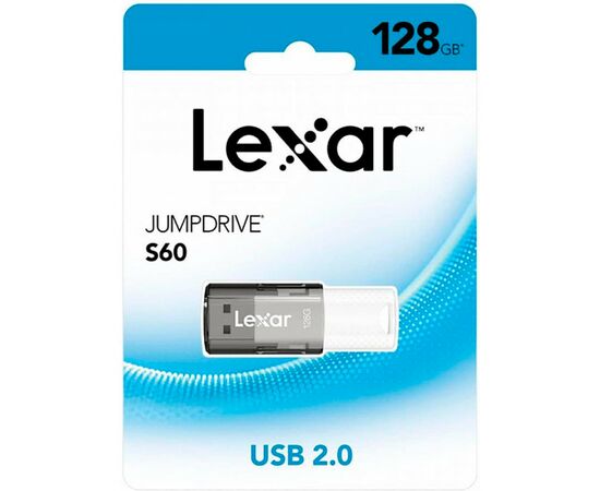 USB флеш накопитель Lexar 128GB S60 USB 2.0 (LJDS060128G-BNBNG), изображение 4 USB флеш накопитель Lexar 128GB S60 USB 2.0 (LJDS060128G-BNBNG), изображение 4