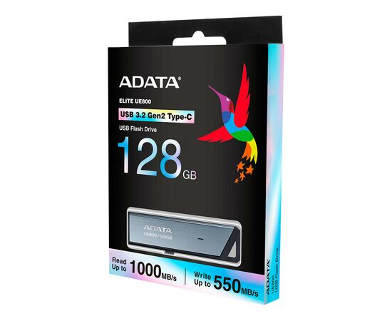 USB флеш накопитель ADATA 128GB Elite UE800 Silver USB3.1 Type-C (AELI-UE800-128G-CSG), изображение 4 USB флеш накопитель ADATA 128GB Elite UE800 Silver USB3.1 Type-C (AELI-UE800-128G-CSG), изображение 4