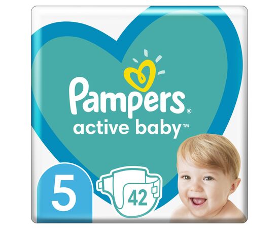 Подгузник Pampers Active Baby Junior Размер 5 (11-16 кг) 42 шт (8001090950178)