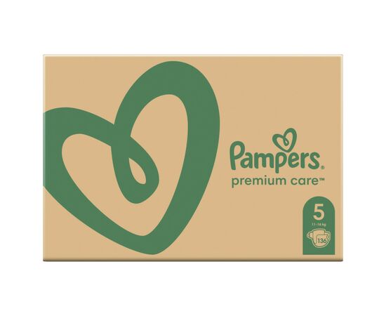 Подгузник Pampers Premium Care Junior Размер 5 (11-16 кг), 136 шт (8001090959690), изображение 2 Подгузник Pampers Premium Care Junior Размер 5 (11-16 кг), 136 шт (8001090959690), изображение 2