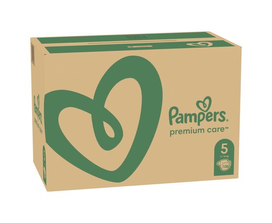 Подгузник Pampers Premium Care Junior Размер 5 (11-16 кг), 136 шт (8001090959690), изображение 3 Подгузник Pampers Premium Care Junior Размер 5 (11-16 кг), 136 шт (8001090959690), изображение 3