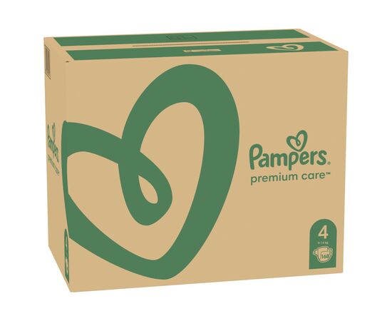 Подгузник Pampers Premium Care Maxi Размер 4 (9-14 кг) 168 шт (8001090379511), изображение 3