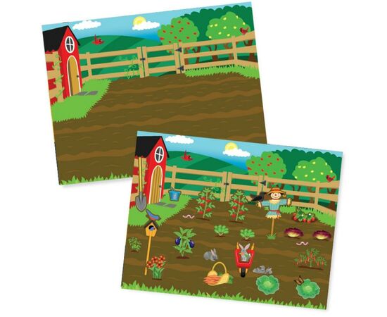 Набор для творчества Melissa&Doug Набор многоразовых наклеек Ферма (MD30501), изображение 3